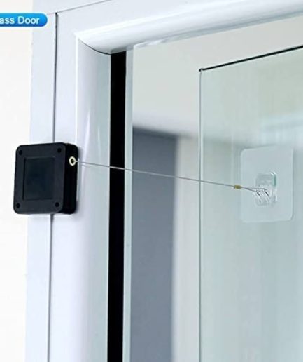 Universal Punch-Free Automatic Sensor Door Closer | Heavy-Duty Retractable Steel Cable Door Closer for Home, Office, and Internal Sliding or Swing Doors – Easy & Useful Home Solution
